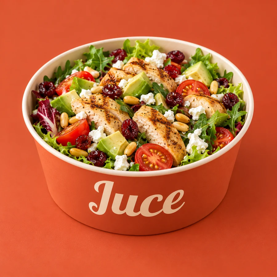 Chicken salade dans son contenant Juce